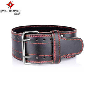 Ceintures de musculation personnalisées avec logo OEM, fabrication de vêtements de fitness en cuir pour la musculation et le tirage, fournisseur d'usine - Product Image 2