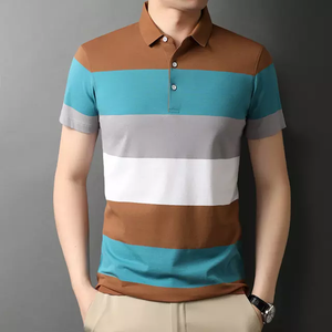 2022 hommes polos logo personnalisé respirant sur mesure manches courtes et manches longues polo collège - Product Image 2