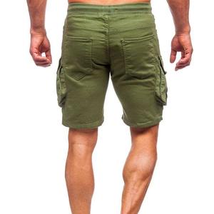 Summer Hot Arrival Streetwear Baggy Pocket Decoration Leather <b>Shorts</b> Casual <b>Pink</b> <b>Men's</b> Cargo <b>shorts</b> for <b>men</b> - Product Image 6
