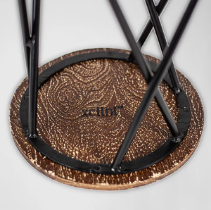 Taburete de metal de diseño industrial para muebles del hogar para uso en la sala de estar - Product Image 2