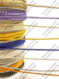 Wholesale Deals on Braided Metallic Cords for Decorations and Gift Packing for Bags Garments Shoes - Product Image 6