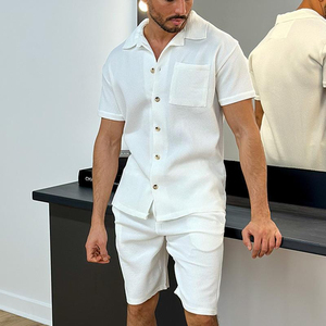 Vêtements pour hommes Ensemble d'été personnalisé 2 pièces Vêtements Tenues Shorts Ensemble deux pièces Ensembles de vêtements pour hommes de qualité supérieure 2025 - Product Image 5