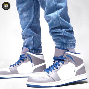 Pantalones casuales ligeros de tendencia con lavado ácido, diseño personalizado, cintura media, pantalones de lavado ácido de alta calidad - Product Image 3