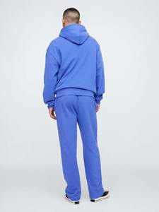 Haute qualité en gros nouvel arrivage hommes surdimensionné sweat à capuche zippé et baggy joggings survêtements couleur unie tenue décontracté survêtement - Product Image 6