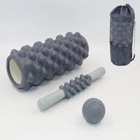 Ensemble de rouleaux en mousse professionnels pour le yoga et le Pilates avec bâton de massage et balles pour la remise en forme, la récupération et l'entraînement de la flexibilité