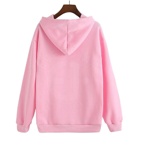 Sweats à capuche zippés pour femmes avec logo personnalisé sweats à capuche 100% coton pour femmes vente en gros - Product Image 2