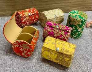 กล่องเก็บเครื่องประดับงานปักสไตล์อินเดียกำไลข้อมือจัดระเบียบสำหรับงานแต่งงานเพื่อนเจ้าสาวของขวัญคืนสำหรับคริสต์มาสวันแม่ - Product Image 3