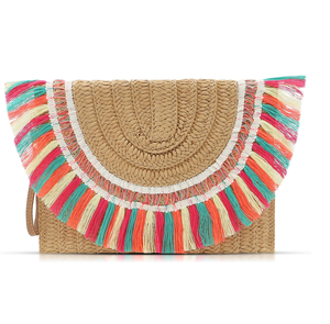 Sac à bandoulière de style bohème de haute qualité forme ronde sac de plage bohème indien fait à la main design élégant - Product Image 2