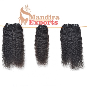 Extensiones de Cabello Humano Indio 100% Natural de la Mejor Calidad, Rizado, Doble Trama a Máquina, Paquetes de Fusión, Suministro Directo al por Mayor, Confiable - Product Image 2