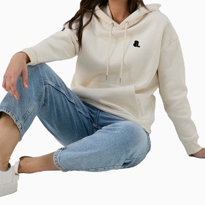 Solid Color High Quality Women's Winter Hooded Pullover Hoodie Eco-Friendly Quick Dry Wholesale Plain Kangaroo Pocket Slim Fit - Product Image 1