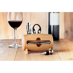 BOTA Custom Merchandising Wood Barrel <b>Wine</b> Set for <b>Bars</b> - Product Image 3