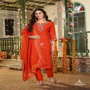 ผู้ผลิตและผู้จัดจำหน่ายจากอินเดียในอัตราที่ต่ำที่สุดใส่กางเกง kurti และสวมใส่เป็นครั้งคราว - Product Image 1