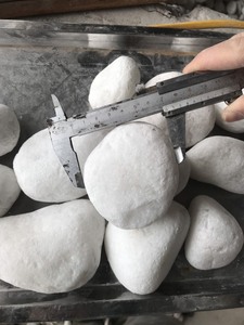 Usine du Vietnam en gros, pierre de galets blanche-neige pour allées, aménagement paysager, jardin, gravier extérieur, pierre décorative, galets - Product Image 6