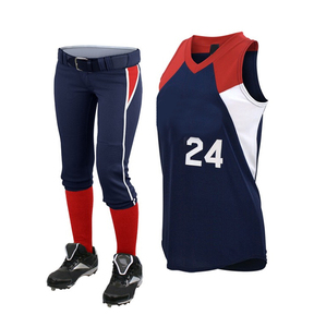 Maillot de baseball et de softball en polyester personnalisé unisexe, uniforme en maille respirante pour ensemble uni de grande taille - Product Image 4