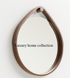 Cadre de miroir en bois de style antique fabriqué à la main pour chambre ou couloir à thème vintage avec des sculptures artistiques détaillées - Product Image 2