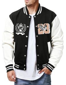 Veste de baseball en molleton entièrement personnalisée Soaring Eagle pour homme, manteau oversize d'automne, style streetwear décontracté, unisexe, style polyvalent - Product Image 3