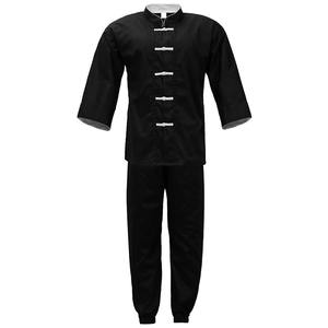 Uniforme de Artes Marciales de Corte Regular, Uniforme de Kung Fu Unisex, Traje de Entrenamiento 100% Algodón, Secado Rápido y Transpirable, Personalizable, Talla Adulto - Product Image 1