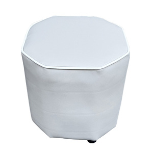 GDSF002 One-Seater Upholstered Hexagonal Wedge <b>Sofa</b> <b>Stool</b> - Product Image 1