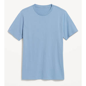 เสื้อยืดคอตตอน 100% สั่งทำขายส่ง พิมพ์โลโก้บริษัท เสื้อยืดผู้ชายสีฟ้า - Product Image 3