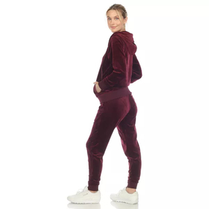 Survêtements unis pour femmes meilleure quantité et dernier design, survêtement sur mesure pour femmes, de couleur unie à bas prix, avec sweat à capuche, vente en gros - Product Image 6