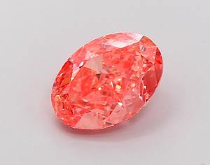 VVS1เพชรทรงรีสำหรับปลูกในห้องปฏิบัติการ2.14ct สีชมพูสดใสแบบแฟนซี - Product Image 1