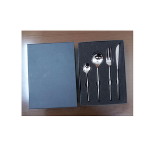 ชุดช้อนส้อมมีดสแตนเลส304มีด้ามจับดีไซน์หรูหราผลิตได้ - Product Image 3