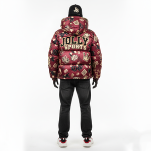 Chaqueta acolchada de alta calidad, abrigo de invierno grueso con estilo, tela de poliéster suave, ropa de calle cálida, chaqueta acolchada con logotipo personalizado para hombre - Product Image 2