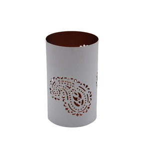 Cobre de corte láser votivo redondo de hierro de nuevo diseño con diseño de lujo verde para decoración de sala de estar y mesa hecha a mano - Product Image 3