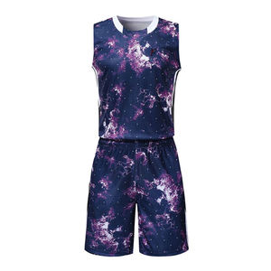 Conjuntos de uniformes de baloncesto transpirables de talla grande al por mayor uniformes de baloncesto sostenibles - Product Image 1