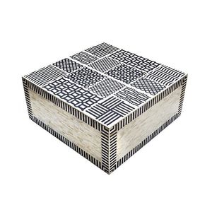 NEW Premium Bone Inlay Boxes for Classy Home Decor and Gift Use Traditional Bone Inlay Boxes Handcrafted by Skilled Artisans - Product Image 1