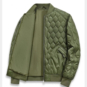 Men's New Fashionable Lightweight <b>Puffer</b> Padded <b>Jacket</b> Hooded <b>Thin</b> Cotton Coat Zipper Fly Multicolor Bubble Plus Size Canvas - Product Image 2