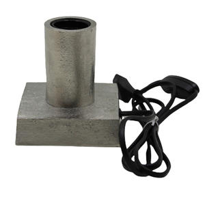 Bougeoir en aluminium pour décoration de maison avec poignée en cuivre plaqué couleur marron pour décoration de mariage - Product Image 4