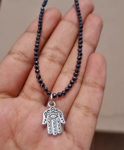 Cuentas de diamantes moissanita negra con encanto - Product Image 3