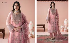 ชุดฤดูหนาวขายส่งสำหรับผู้หญิง คามีซ ชัลวาร์ ผ้าออร์แกนซ่า ชุดฤดูหนาว ชัลวาร์ คามีซ ชุดปักลายผ้าออร์แกนซ่า ชุดฤดูหนาวแบบปากีสถาน - Product Image 2