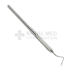 Juego de sondas dentales Meal Med de acero inoxidable, instrumentos periodontales manuales para clínica, herramientas con certificación CE Clase I y agarre moleteado - Product Image 3