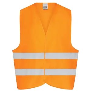 Gilet de sécurité personnalisé pour adultes avec autocollants et lumières réfléchissants pour produits promotionnels et merchandising - Product Image 3