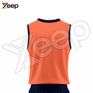 ชุดกีฬาผู้ใหญ่แบบยูนิเซ็กซ์รุ่นใหม่ ระบายอากาศได้ดี ปรับแต่งได้ ผลิตจากผ้าโพลีเอสเตอร์ 100% ชุดวอลเลย์บอลคุณภาพสูง บริการ OEM - Product Image 5