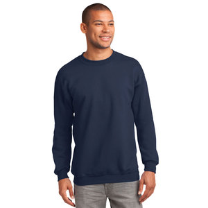 Custom Digital Printing Black Wholesale Winter Cozy Pullover Solid Color Casual Thermal Sweatshirt for Men - Product Image 4