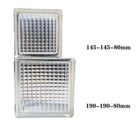 Briques de verre creuses de qualité supérieure, résistantes aux taches, imperméables, ignifuges, résistance et durabilité supérieures pour une utilisation hôtelière - Échantillons disponibles