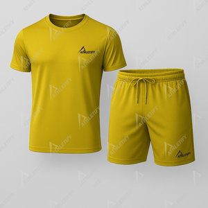 Vente en gros Vêtements de fitness respirants en coton pour hommes Vêtements de gym durables Vêtements d'entraînement de qualité supérieure Vêtements de sport en vrac Modèles personnalisés disponibles - Product Image 2