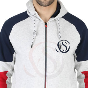 Conjunto Deportivo de Invierno para Hombre, 100% Algodón, Transpirable y Ligero, con Logotipo Personalizado, Cierre con Cordón, Bolsillos Laterales, Sudadera de 2 Piezas - Product Image 5