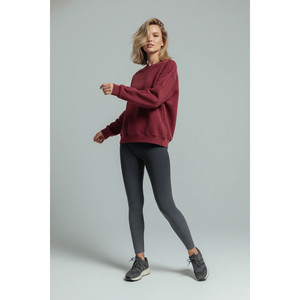 Sweat-shirt confortable en velours 100% coton à col rond pour un confort quotidien - Product Image 4