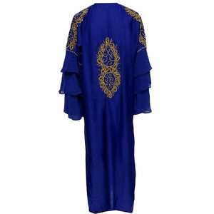 Luxury Modest Women <b>Abaya</b> Farasha Jalabiya Arab Dress With Stone Works - Product Image 2