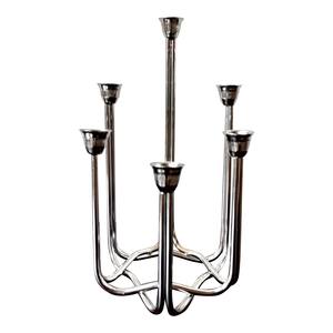 Portavelas de Metal elegante y elegante de primera calidad, configuración de mesa de comedor elegante, decoraciones navideñas para bodas, detalles hechos a mano, decoración del hogar - Product Image 1