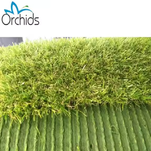 Mật độ cao màu xanh lá cây cỏ nhân tạo Thảm Turf cuộn cho sân sau cảnh quan bóng chuyền và bóng đá lĩnh vực bề mặt sử dụng - Product Image 1