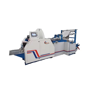 Machine de fabrication de sacs en papier à fond en V de la meilleure qualité avec machine de fabrication de sacs d'emballage à moteur servo - Product Image 4