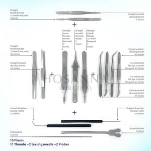 Ensemble d'instruments de micro-chirurgie couleur personnalisés en gros ensemble d'instruments de micro-chirurgie de meilleure performance - Product Image 4