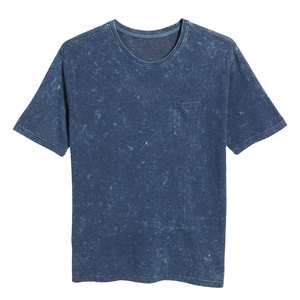 Men Acid <b>Wash</b> T Shirt Loose Fit Street Style Tee For Men Minimal Design Men Acid <b>Wash</b> T Shirt - Product Image 6