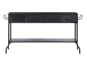 โต๊ะคอนโซลเหล็กด้านบนทันสมัยลิ้นชัก04ปรับความสูงได้สำหรับห้องนอนห้องรับประทานอาหารบ้านโรงแรมห้องรับแขกที่เก็บเฟอร์นิเจอร์ - Product Image 3