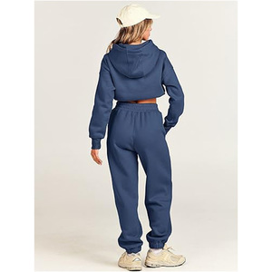 Chándales con capucha deportivos para mujer, conjuntos de 2 piezas, trajes para correr, trajes de gimnasio, chándal para mujer, novedad - Product Image 4